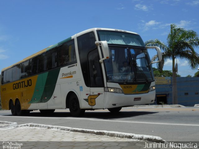 Empresa Gontijo de Transportes 12105 na cidade de Itaobim, Minas Gerais, Brasil, por Juninho Nogueira. ID da foto: 4919076.