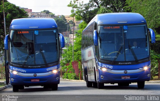 Viação Águia Branca 24740 na cidade de Vitória, Espírito Santo, Brasil, por Saimom  Lima. Número da foto: #4918232.