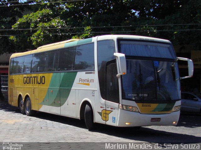 Empresa Gontijo de Transportes 11815 na cidade de Pirapora, Minas Gerais, Brasil, por Marlon Mendes da Silva Souza. ID da foto: 4916940.