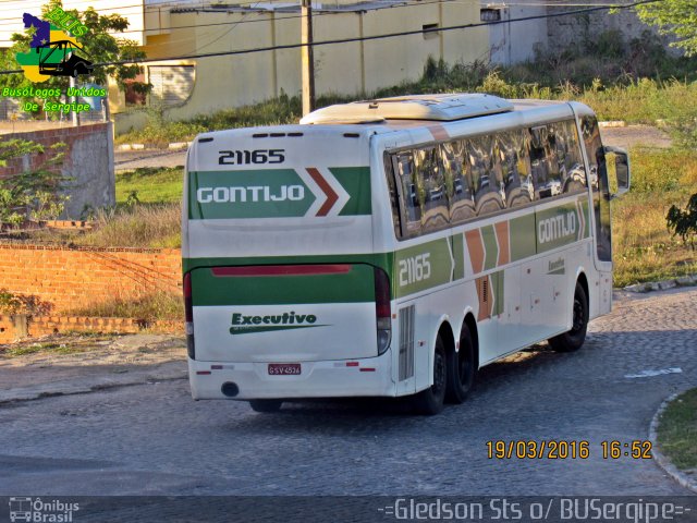 Empresa Gontijo de Transportes 21165 na cidade de Caruaru, Pernambuco, Brasil, por Gledson Santos Freitas. Número da foto: #4918166.