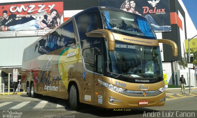 Poloni Turismo 3300 na cidade de Goiânia, Goiás, Brasil, por André Luiz Canon. Número da foto: #4916995.