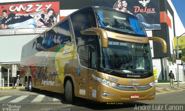 Poloni Turismo 3300 na cidade de Goiânia, Goiás, Brasil, por André Luiz Canon. ID da foto: 4916995.