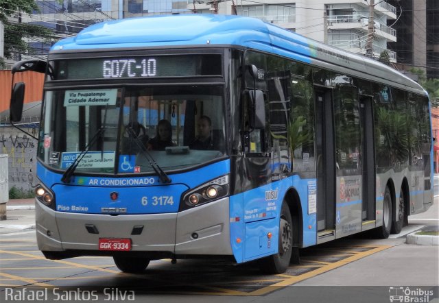 Viação Paratodos > São Jorge > Metropolitana São Paulo > Mobibrasil 6 3174 na cidade de São Paulo, São Paulo, Brasil, por Rafael Santos Silva. ID da foto: 4921472.