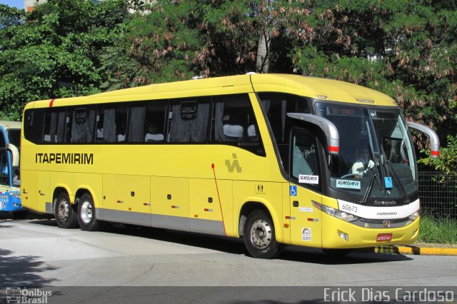 Viação Itapemirim 60673 na cidade de São Paulo, São Paulo, Brasil, por Erick Dias. ID da foto: 4921096.