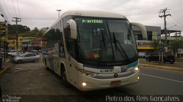 Auto Viação 1001 RJ 108.327 na cidade de Saquarema, Rio de Janeiro, Brasil, por Pietro dos Reis Gonçalves . ID da foto: 4919436.