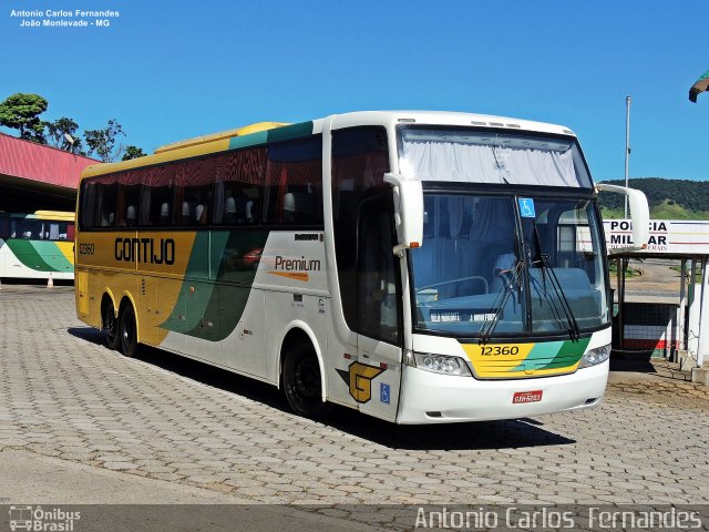 Empresa Gontijo de Transportes 12360 na cidade de João Monlevade, Minas Gerais, Brasil, por Antonio Carlos Fernandes. ID da foto: 4919847.