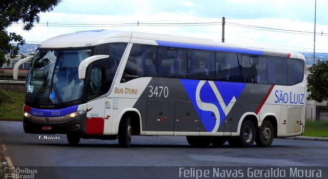 Viação São Luiz 3470 na cidade de Brasília, Distrito Federal, Brasil, por Felipe Navas Geraldo Moura . Número da foto: #4920606.