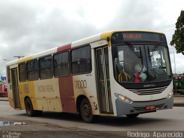 Rota Real Transportes 7000 na cidade de Conselheiro Lafaiete, Minas Gerais, Brasil, por Rodrigo  Aparecido. ID da foto: 4920959.