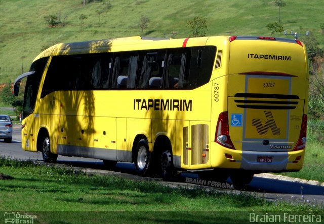 Viação Itapemirim 60787 na cidade de Viana, Espírito Santo, Brasil, por Braian Ferreira. Número da foto: #4920827.