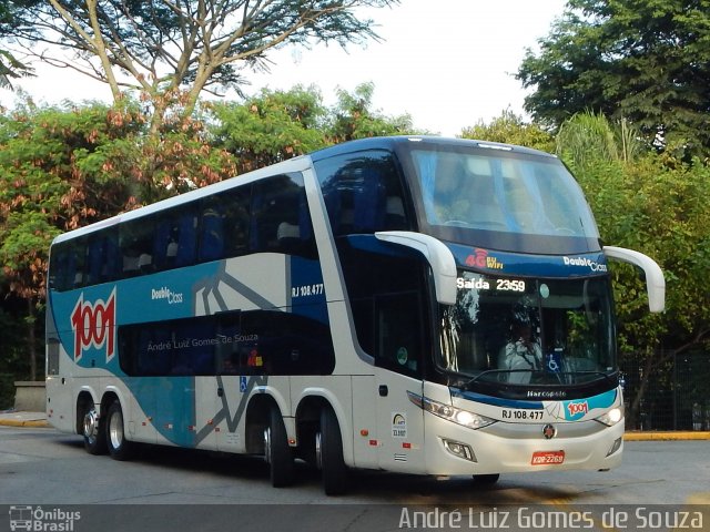 Auto Viação 1001 RJ 108.477 na cidade de São Paulo, São Paulo, Brasil, por André Luiz Gomes de Souza. Número da foto: #4920888.