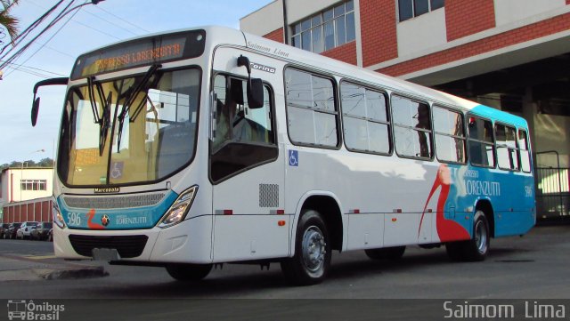 Expresso Lorenzutti 596 na cidade de Vila Velha, Espírito Santo, Brasil, por Saimom  Lima. Número da foto: #4919506.