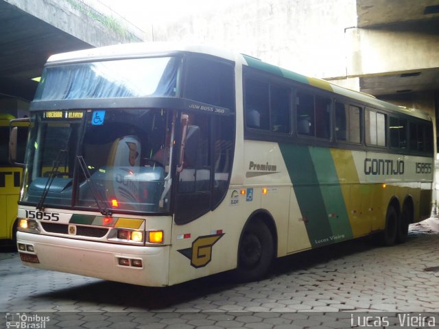 Empresa Gontijo de Transportes 15855 na cidade de Belo Horizonte, Minas Gerais, Brasil, por Lucas Vieira. ID da foto: 4920066.