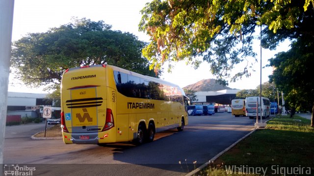 Viação Itapemirim 60631 na cidade de Vitória, Espírito Santo, Brasil, por Whitiney Siqueira. Número da foto: #4920242.