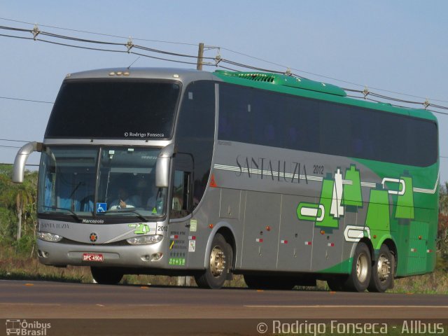Santa Luzia Transporte e Turismo - Geneve Turismo 2012 na cidade de Foz do Iguaçu, Paraná, Brasil, por Rodrigo Fonseca. Número da foto: #4920559.