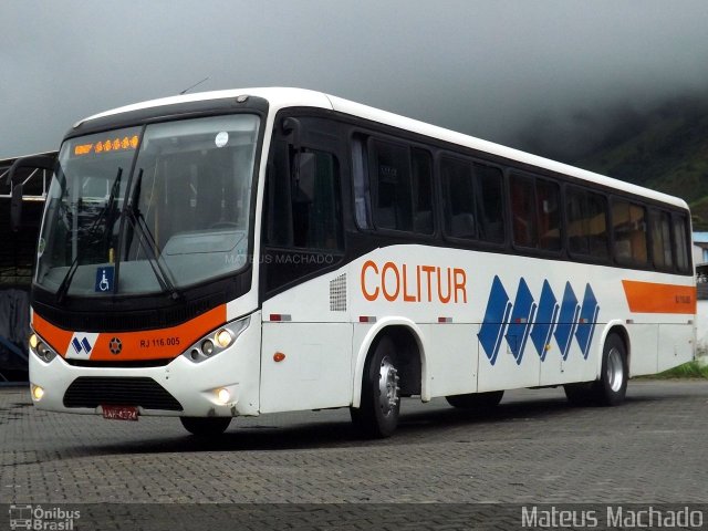 Colitur Transportes Rodoviários RJ 116.005 na cidade de Angra dos Reis, Rio de Janeiro, Brasil, por Mateus Machado. Número da foto: #4920918.