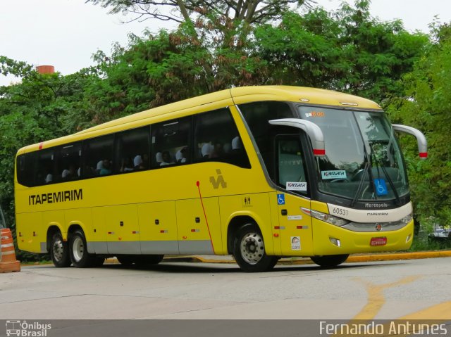 Viação Itapemirim 60531 na cidade de São Paulo, São Paulo, Brasil, por Fernando Antunes. ID da foto: 4919866.