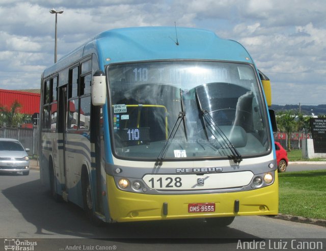 Metrobus 1128 na cidade de Senador Canedo, Goiás, Brasil, por André Luiz Canon. ID da foto: 4921387.