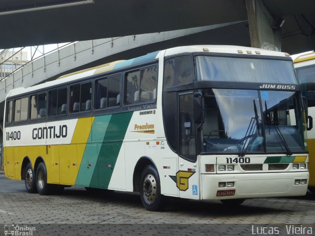 Empresa Gontijo de Transportes 11400 na cidade de Belo Horizonte, Minas Gerais, Brasil, por Lucas Vieira. Número da foto: #4920060.