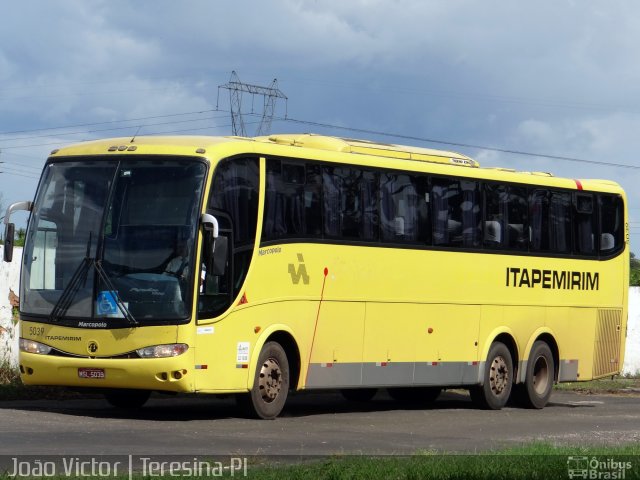 Viação Itapemirim 5039 na cidade de Teresina, Piauí, Brasil, por João Victor. ID da foto: 4878564.