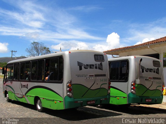 Turin Transportes 3430 na cidade de Ouro Preto, Minas Gerais, Brasil, por César Natividade. Número da foto: #4879931.