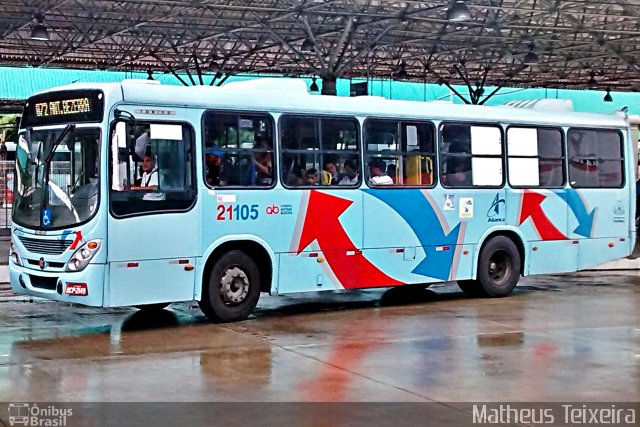 Aliança Transportes Urbanos 21105 na cidade de Fortaleza, Ceará, Brasil, por Matheus Lima Teixeira. ID da foto: 4879844.