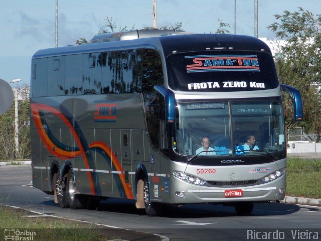 Samatur Transporte e Turismo 50260 na cidade de Brasília, Distrito Federal, Brasil, por Ricardo Vieira. ID da foto: 4878720.