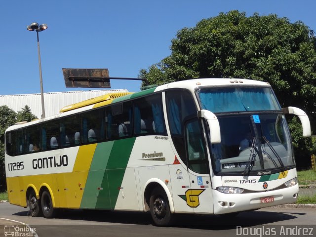 Empresa Gontijo de Transportes 17285 na cidade de Anápolis, Goiás, Brasil, por Douglas Andrez. Número da foto: #4879327.