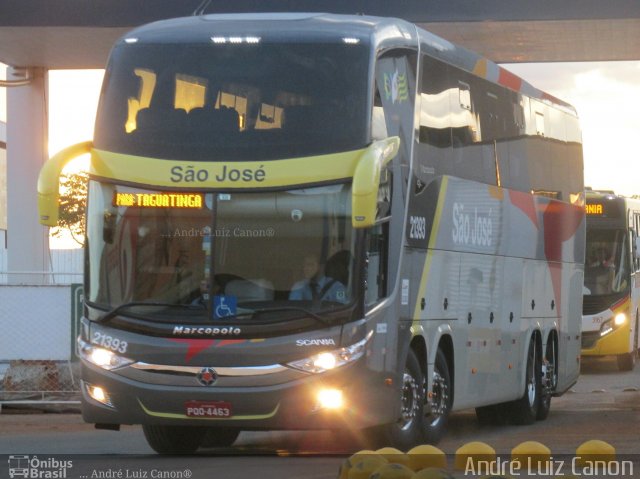Expresso São José do Tocantins 21393 na cidade de Goiânia, Goiás, Brasil, por André Luiz Canon. Número da foto: #4880827.