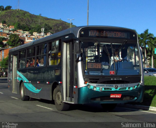 Viação Grande Vitória 6450 na cidade de Vitória, Espírito Santo, Brasil, por Saimom  Lima. ID da foto: 4879959.