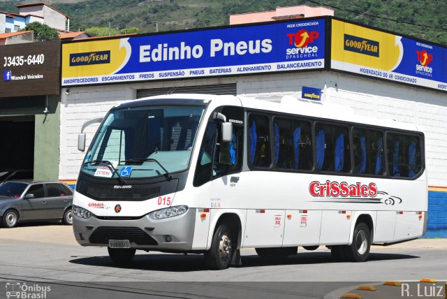 Ônibus Particulares 015 na cidade de Extrema, Minas Gerais, Brasil, por Ricardo Luiz. ID da foto: 4879686.