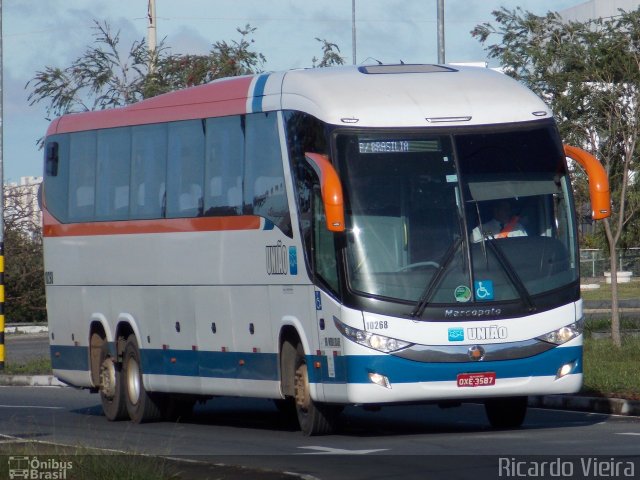 Expresso União 10268 na cidade de Brasília, Distrito Federal, Brasil, por Ricardo Vieira. Número da foto: #4878714.