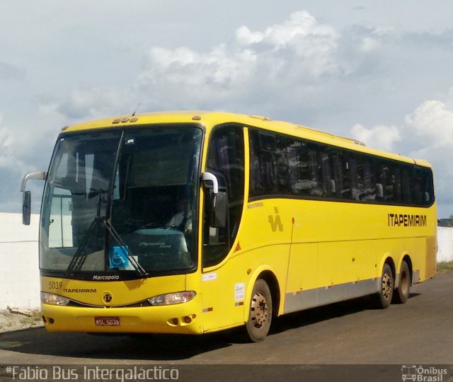 Viação Itapemirim 5039 na cidade de Teresina, Piauí, Brasil, por Fábio Araújo Pinto. ID da foto: 4879345.