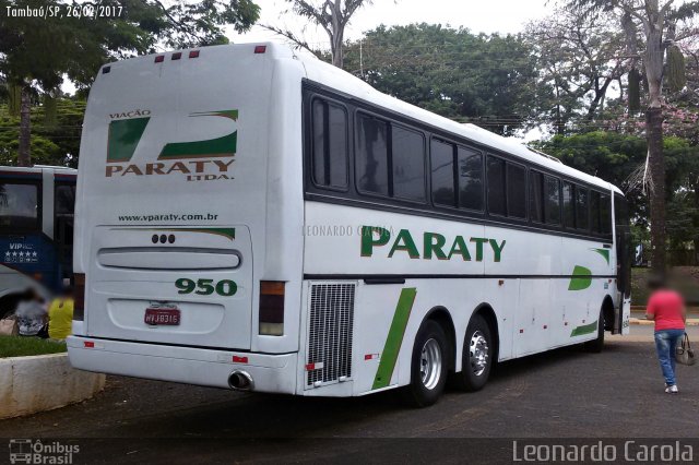 Viação Paraty 950 na cidade de Tambaú, São Paulo, Brasil, por Leonardo Carola. Número da foto: #4879563.