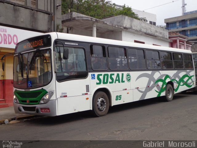 SOSAL - Sociedade de Ônibus Santanense 085 na cidade de Santana do Livramento, Rio Grande do Sul, Brasil, por Gabriel  Morosoli. ID da foto: 4878860.