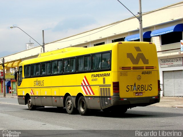 Viação Itapemirim 40491 na cidade de São José dos Campos, São Paulo, Brasil, por Ricardo Liberino. ID da foto: 4922938.