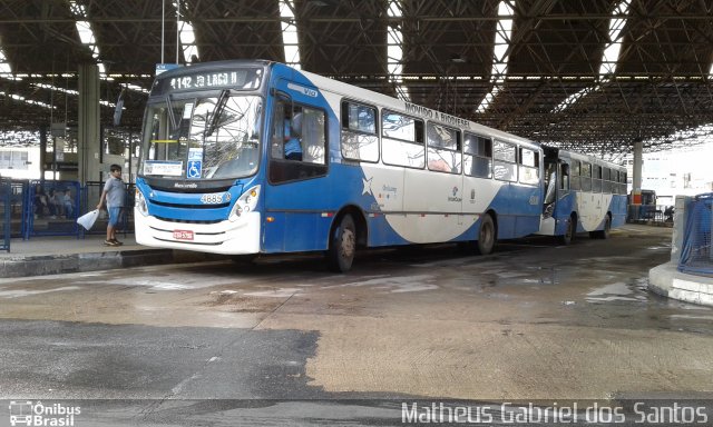 Onicamp Transporte Coletivo 4885 na cidade de Campinas, São Paulo, Brasil, por Matheus Gabriel dos Santos. Número da foto: #4921970.