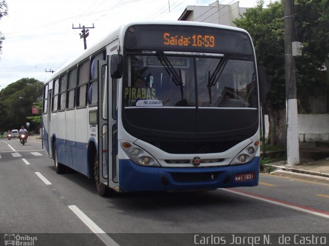 Ônibus Particulares KWI1831 na cidade de Salinópolis, Pará, Brasil, por Carlos Jorge N.  de Castro. Número da foto: #4922455.