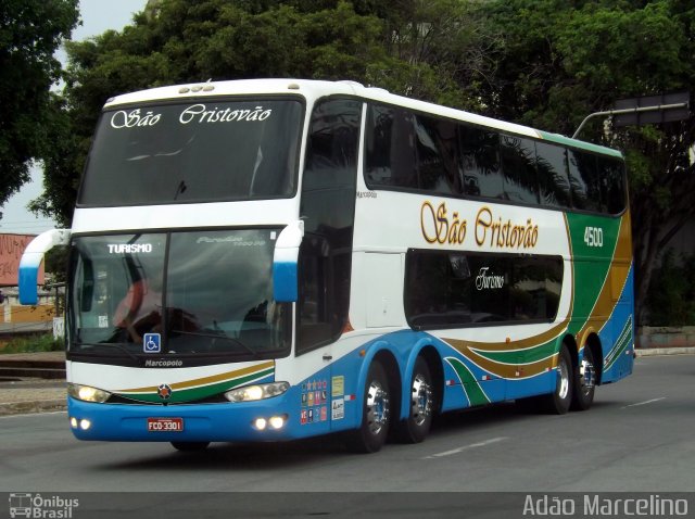 São Cristóvão Turismo 4500 na cidade de Contagem, Minas Gerais, Brasil, por Adão Raimundo Marcelino. ID da foto: 4923658.