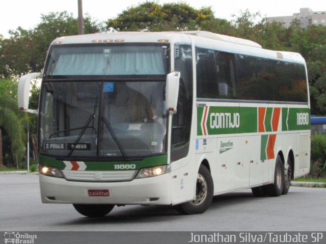 Empresa Gontijo de Transportes 11880 na cidade de Taubaté, São Paulo, Brasil, por Jonathan Silva. ID da foto: 4922142.