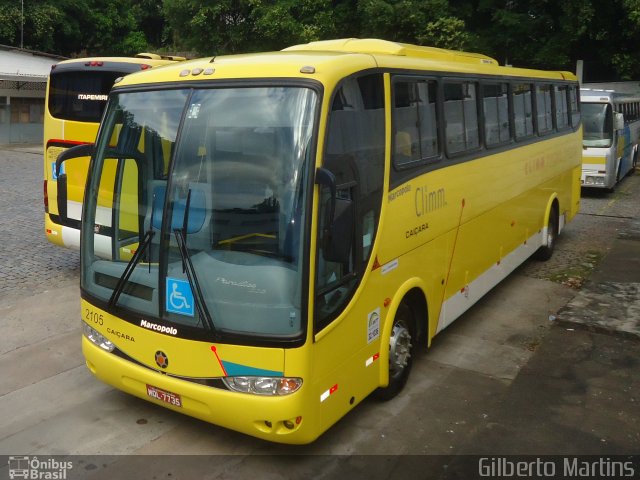 Kaissara - Viação Caiçara 2105 na cidade de Cachoeiro de Itapemirim, Espírito Santo, Brasil, por Gilberto Martins. Número da foto: #4926202.