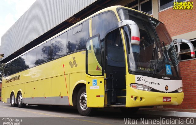 Viação Itapemirim 5027 na cidade de Goiânia, Goiás, Brasil, por Vitor Nunes . Número da foto: #4925403.