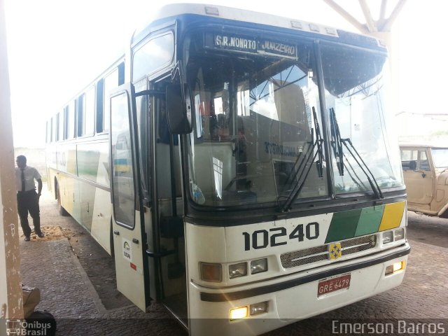 Empresa Gontijo de Transportes 10240 na cidade de São Raimundo Nonato, Piauí, Brasil, por Emerson Barros. ID da foto: 4926648.