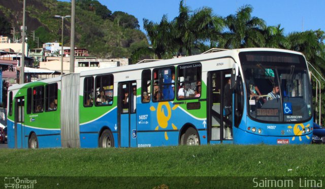 Serramar Transporte Coletivo 14057 na cidade de Vitória, Espírito Santo, Brasil, por Saimom  Lima. ID da foto: 4926116.