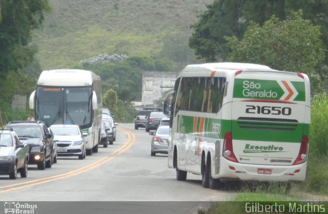 Cia. São Geraldo de Viação 21650 na cidade de Manhuaçu, Minas Gerais, Brasil, por Gilberto Martins. Número da foto: #4926481.