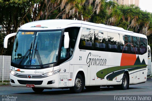 Graciosa Transporte e Turismo Ltda-ME 21 na cidade de Curitiba, Paraná, Brasil, por Francisco Ivano. Número da foto: #4926400.