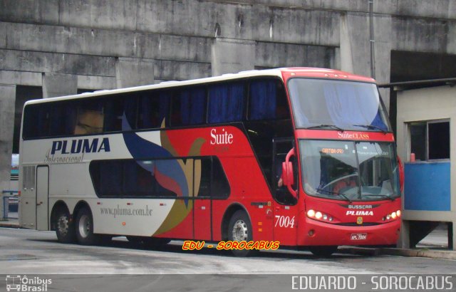 Pluma Conforto e Turismo 7004 na cidade de Curitiba, Paraná, Brasil, por EDUARDO - SOROCABUS. ID da foto: 4924936.