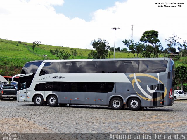 Expresso Vila Rica 6403 na cidade de João Monlevade, Minas Gerais, Brasil, por Antonio Carlos Fernandes. ID da foto: 4925042.