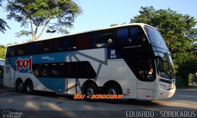 Auto Viação 1001 2101 na cidade de São Paulo, São Paulo, Brasil, por EDUARDO - SOROCABUS. ID da foto: 4925375.