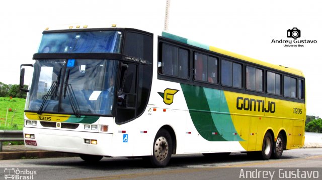 Empresa Gontijo de Transportes 11205 na cidade de Perdões, Minas Gerais, Brasil, por Andrey Gustavo. ID da foto: 4927672.