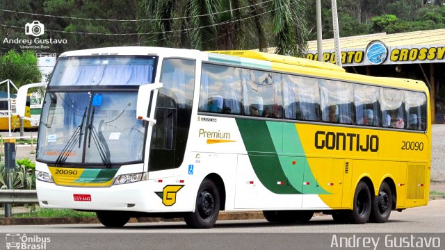 Empresa Gontijo de Transportes 20090 na cidade de Perdões, Minas Gerais, Brasil, por Andrey Gustavo. ID da foto: 4927274.